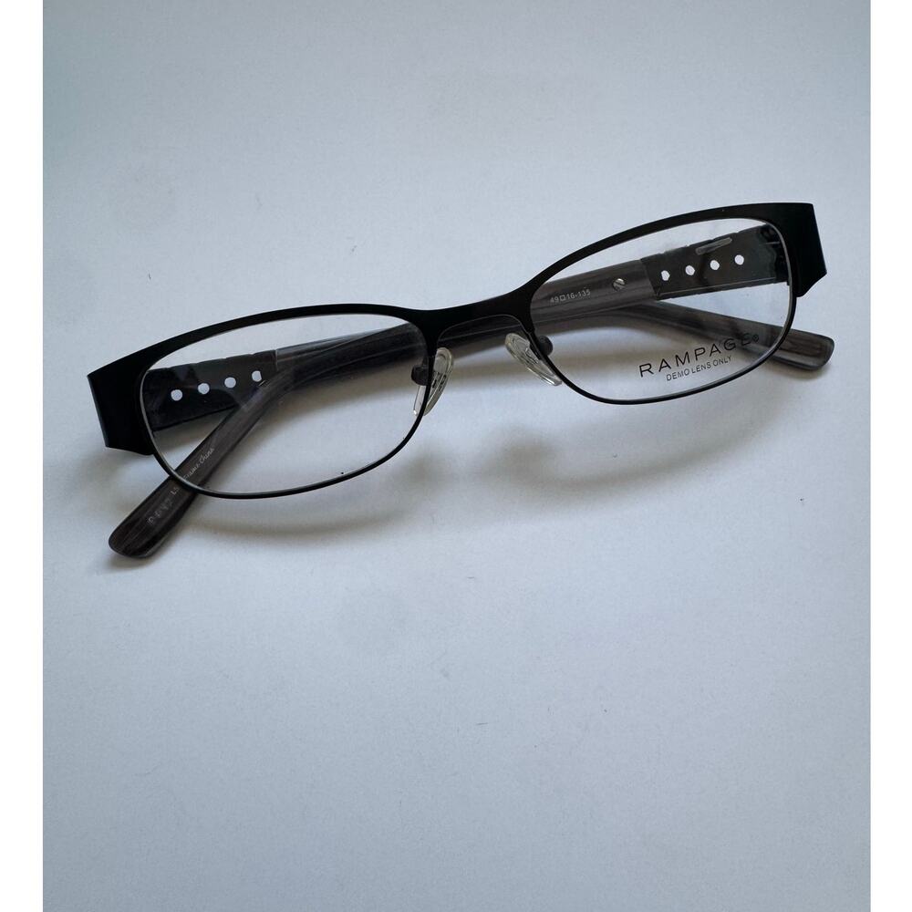 NEW Rampage R 171 oval/ rectangle Y2K Eyeglasses - Picture 3 of 9